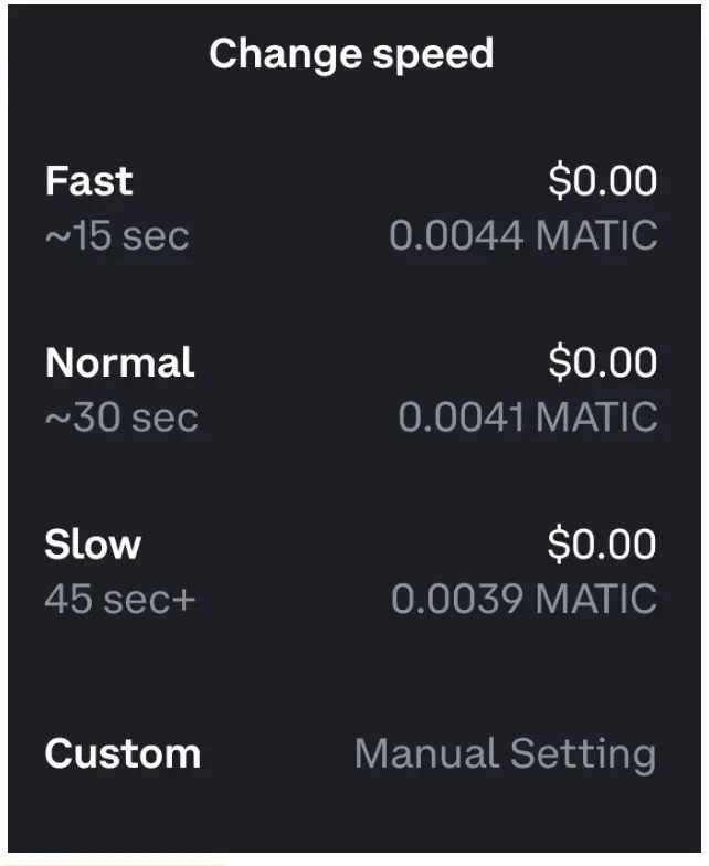 Sending crypto on Coinbase wallet