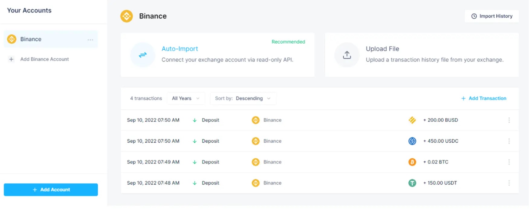 CoinLedger portfolio tracking