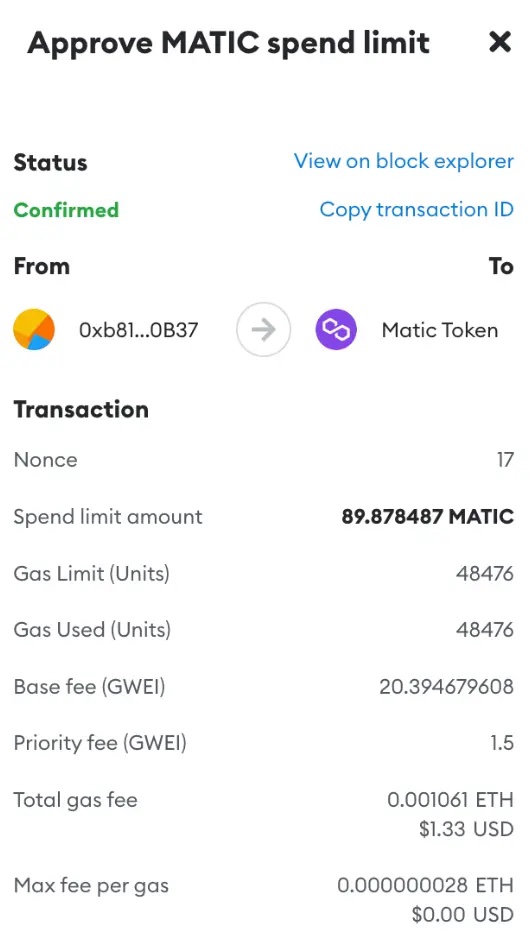 MetaMask bridge gas fees