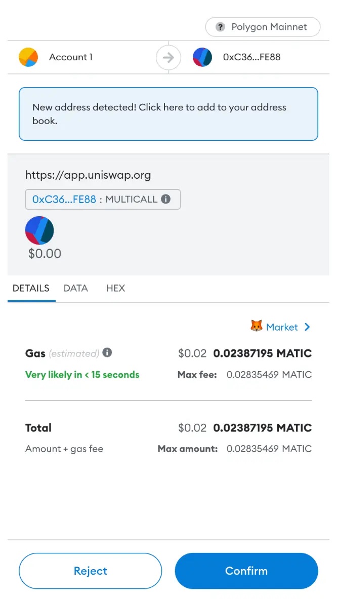 MetaMask authentication