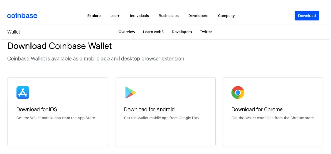 Setting up your Coinbase Wallet instructions