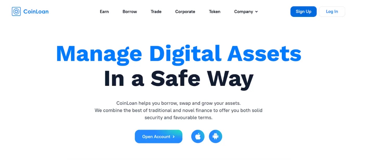 How to sign up for CoinLoan