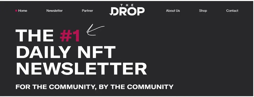 The Drop NFT newsletter