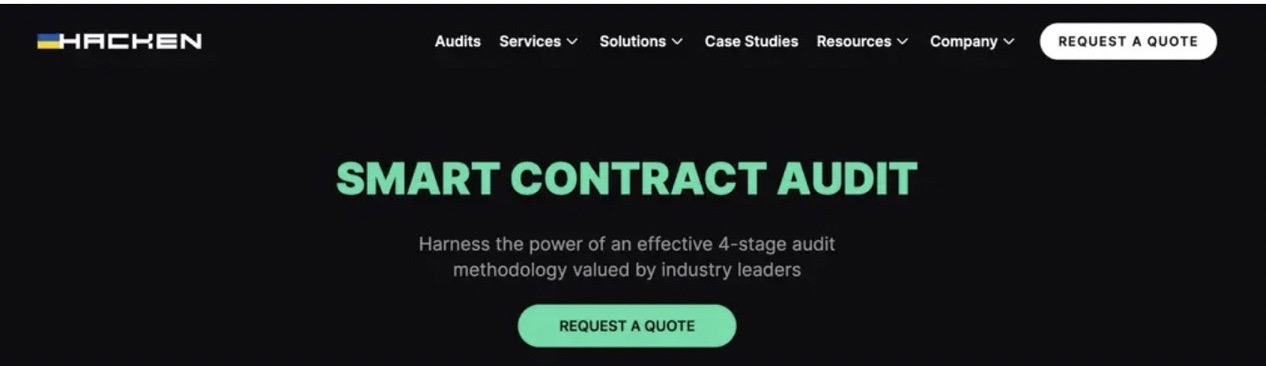 Hacken security audit website