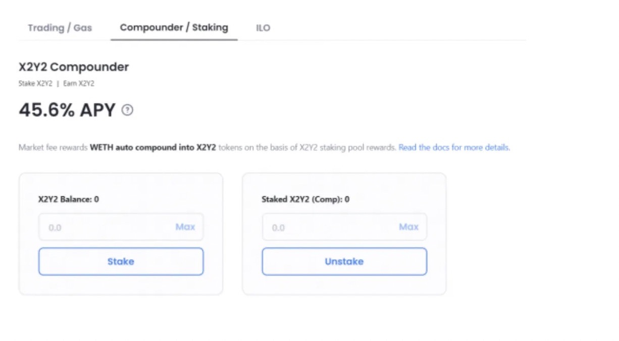 X2Y2 staking