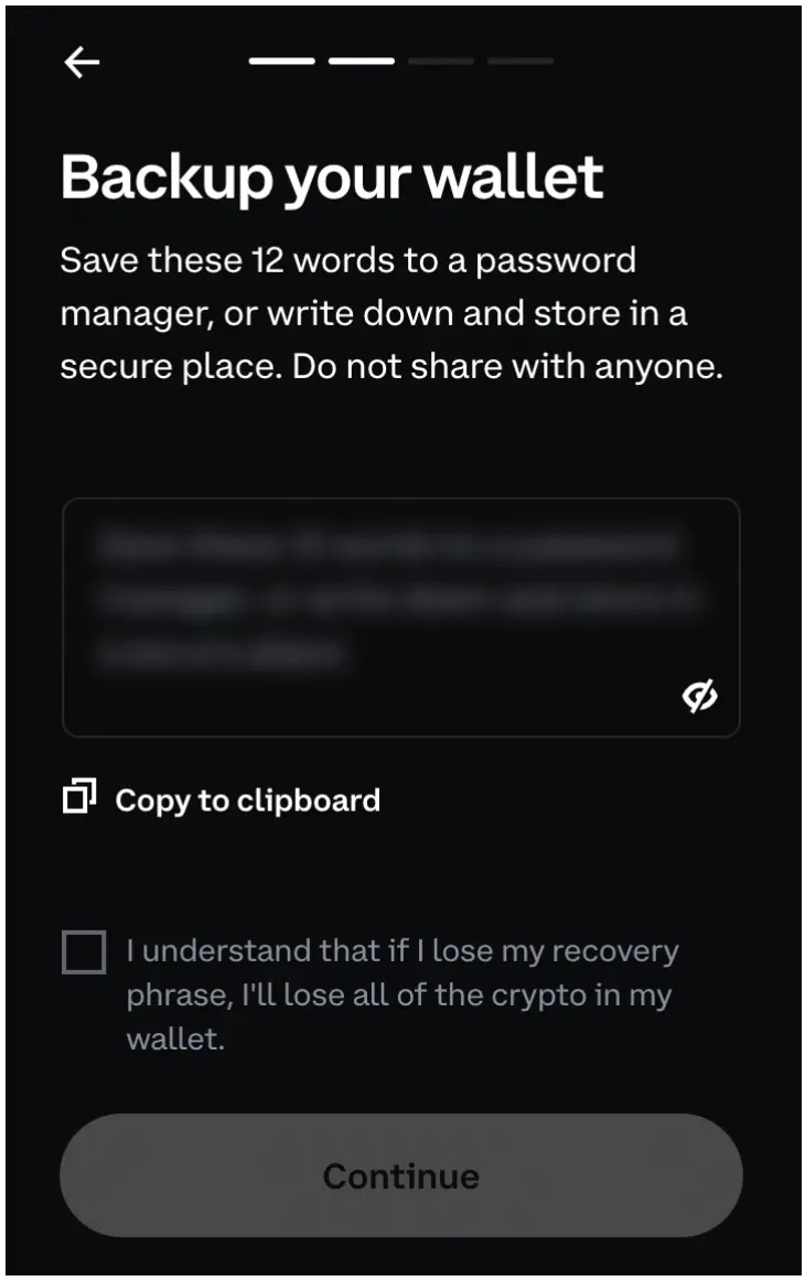 Setting up your Coinbase Wallet instructions