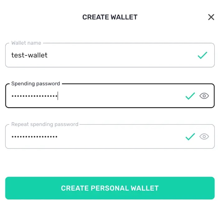 Yoroi wallet custom wallet name