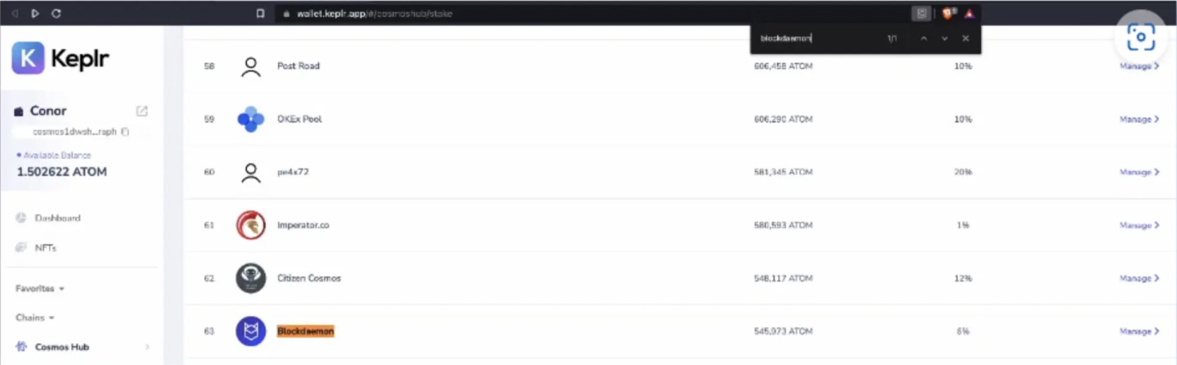 Choosing a cosmos validator staking pool