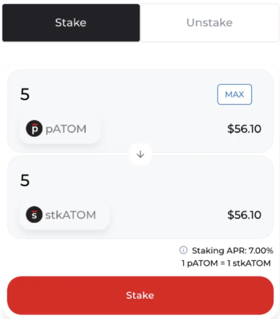 Converting pATOM to stkATOM