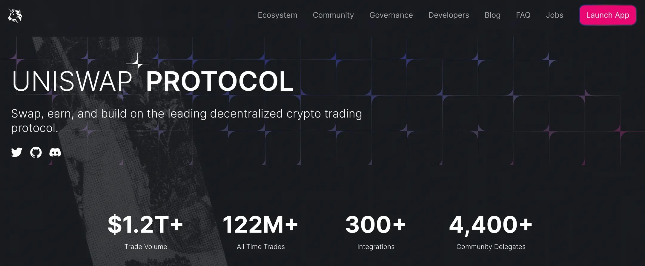 Uniswap exchange connect