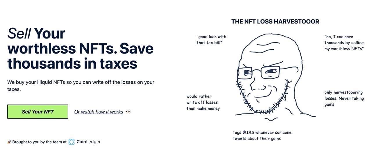 NFT Loss Harvestooor