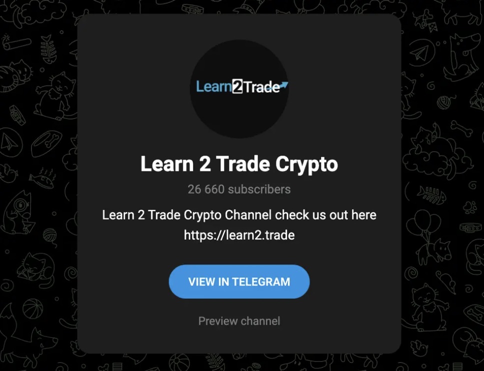 Learn2Trade Telegram Channel