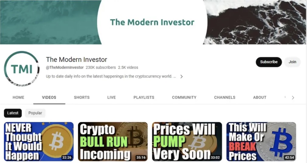The Modern Investor YouTube