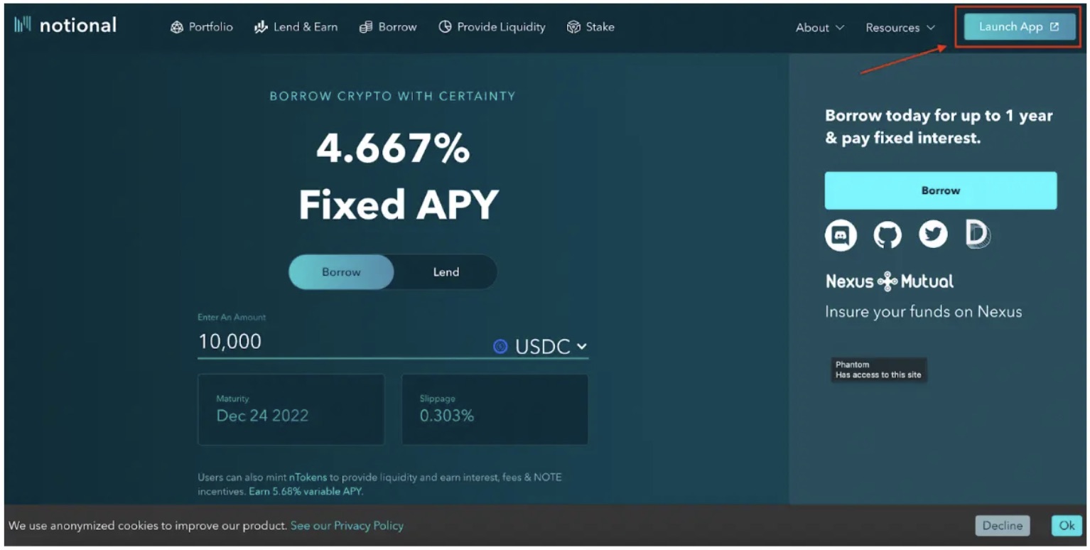 Notional Finance App