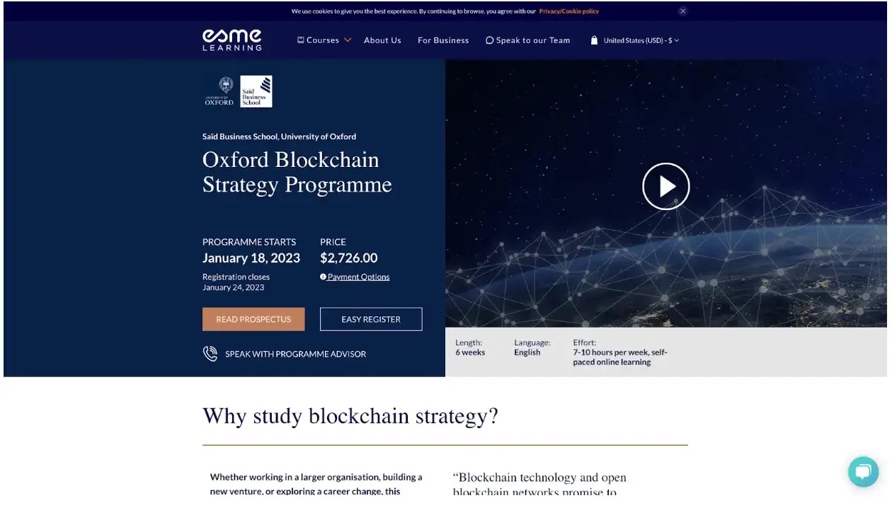 Oxford Blockchain Strategy Programme