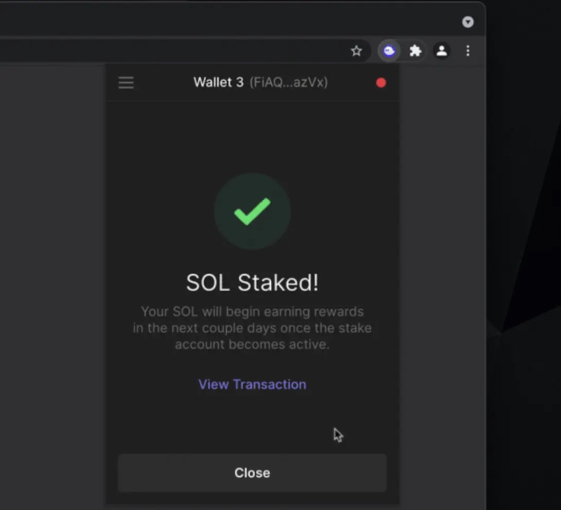 How to stake with Phantom