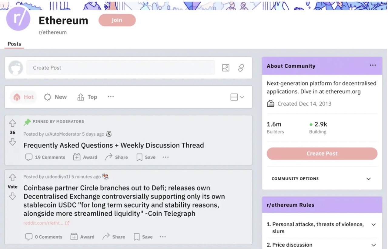 r/Ethereum subreddit