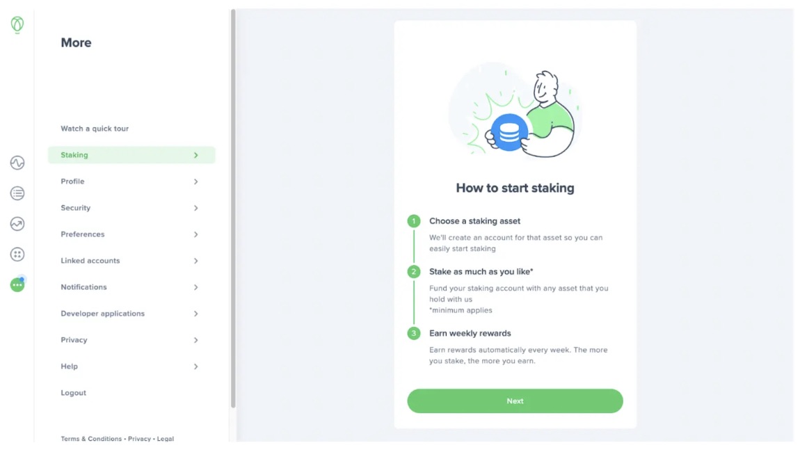 How to stake with Uphold