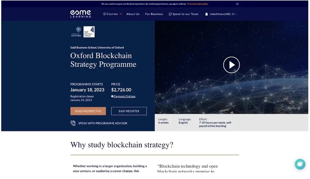 Wharton Program — Economics of Blockchain and Digital Assets