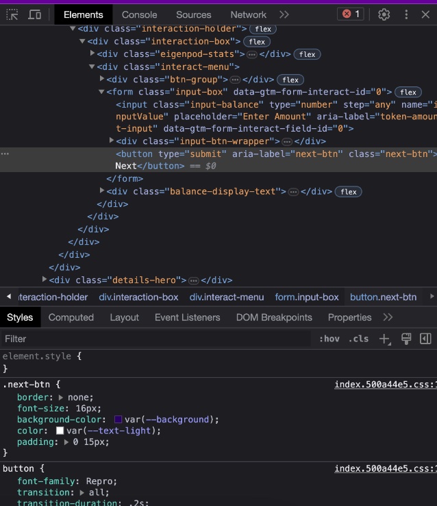 Restaked ETH on EigenLayer issue
