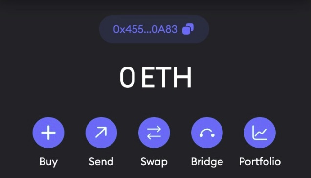 buying crypto in MetaMask Porfolio