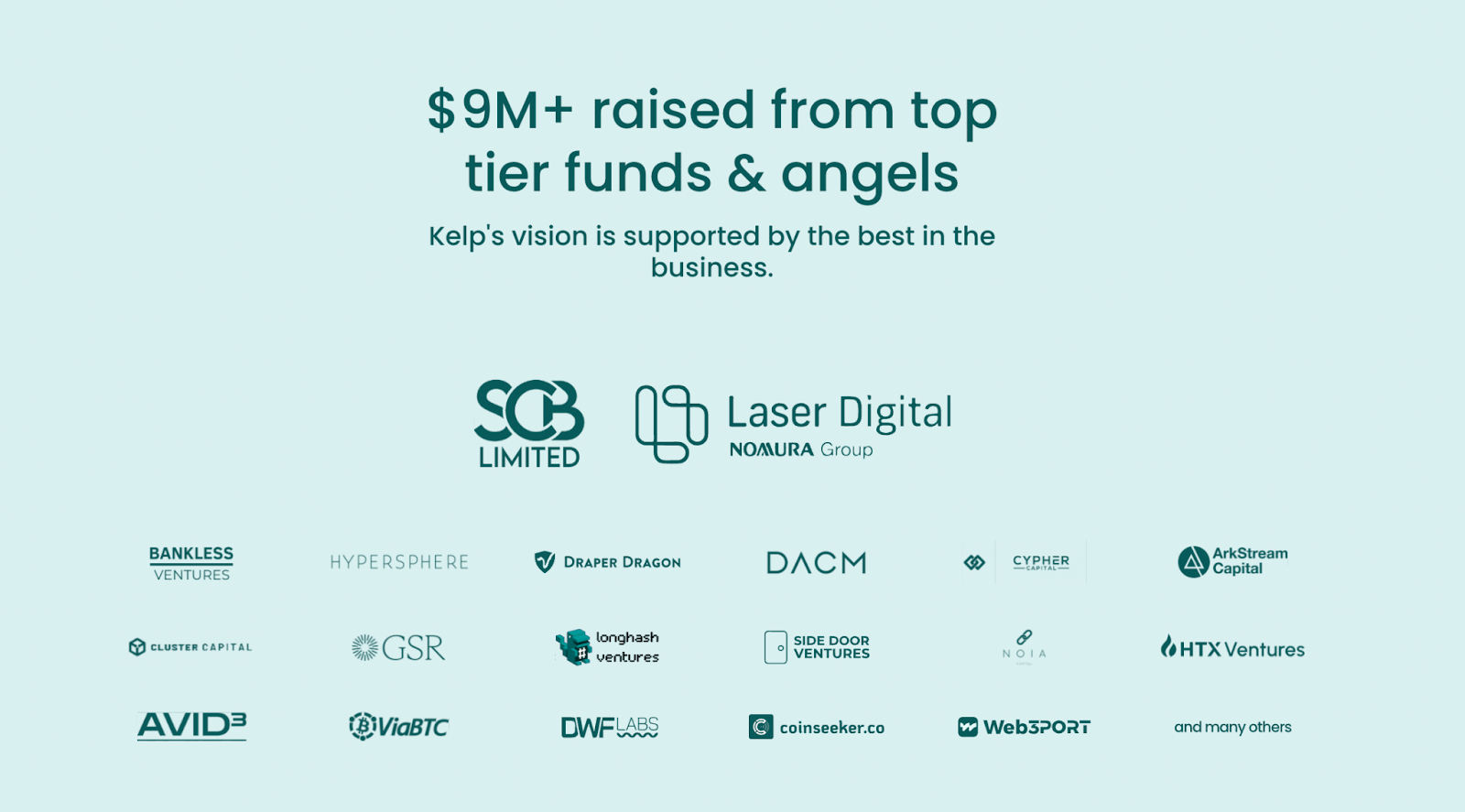 Kelp DAO investors for private funding round