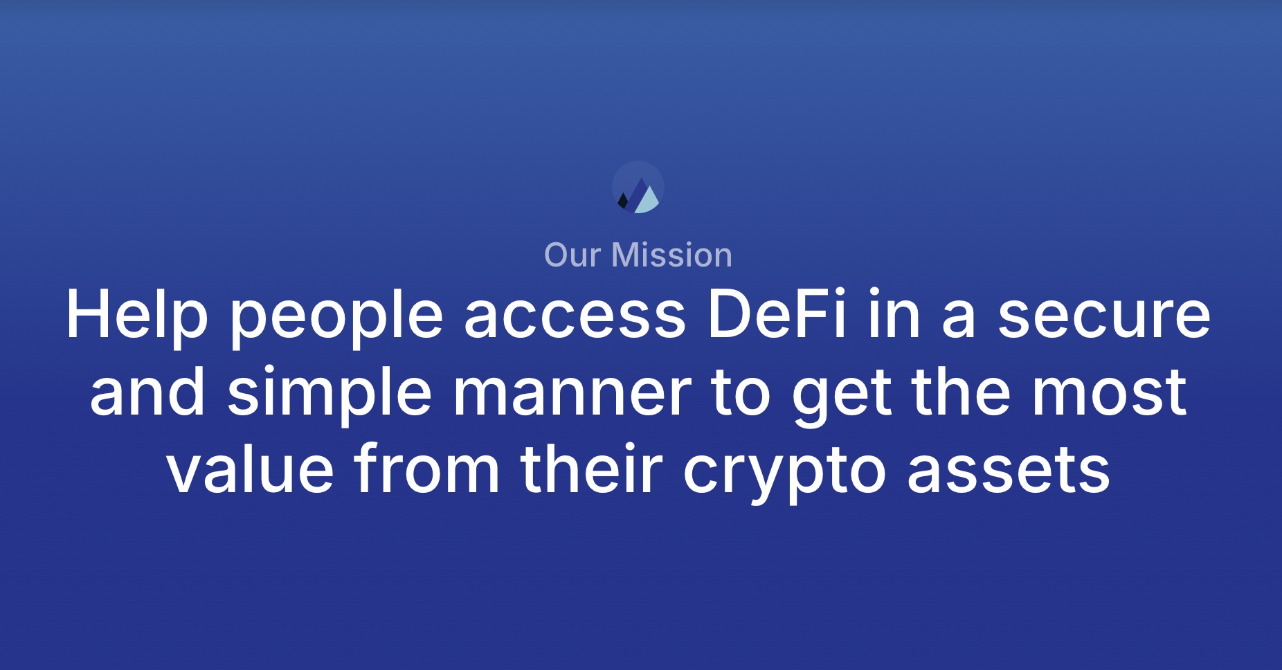 Rocko's mission statement: To help people access DeFi