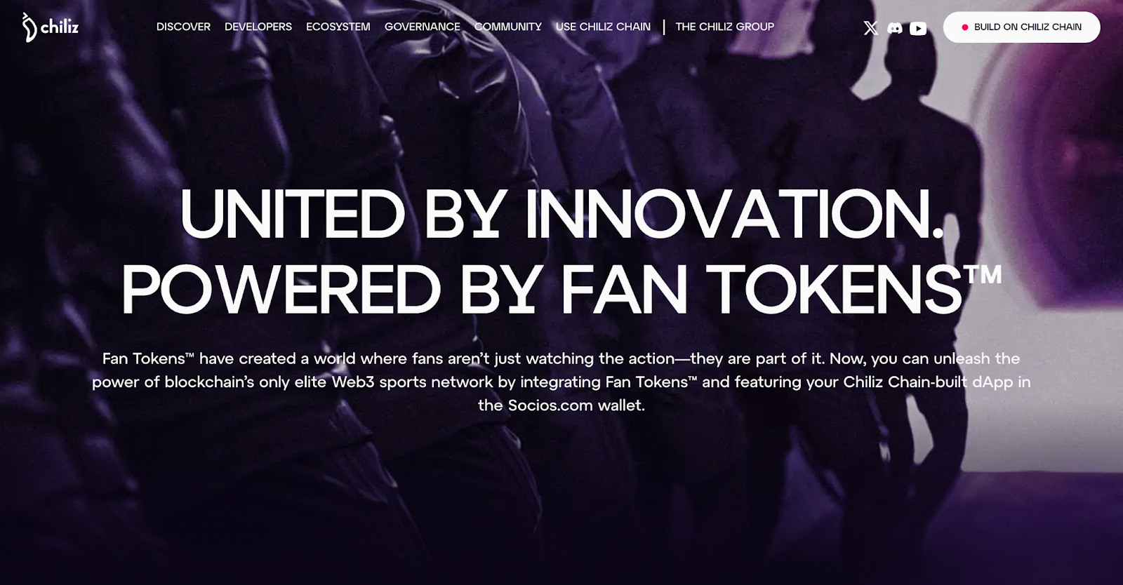 chiliz website home page